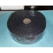 Термолента 1mm*50mm*10m вермикулитовая черная (до 1095°C) «ACX»