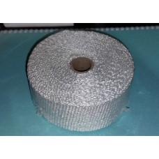 Термолента 1mm*50mm*10m стеклотканевая белая (до 550°C) «ACX»